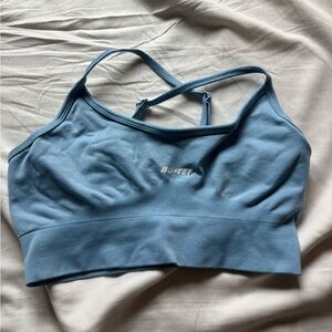 Meggan Grubb x Bo + Tee Women's Light Blue Sports Bra